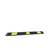Park and guide barrier | 1.65 m, black with yellow reflectors, | made of PVC, 6 yellow reflector foils embedded, | 3 holes for screwing on